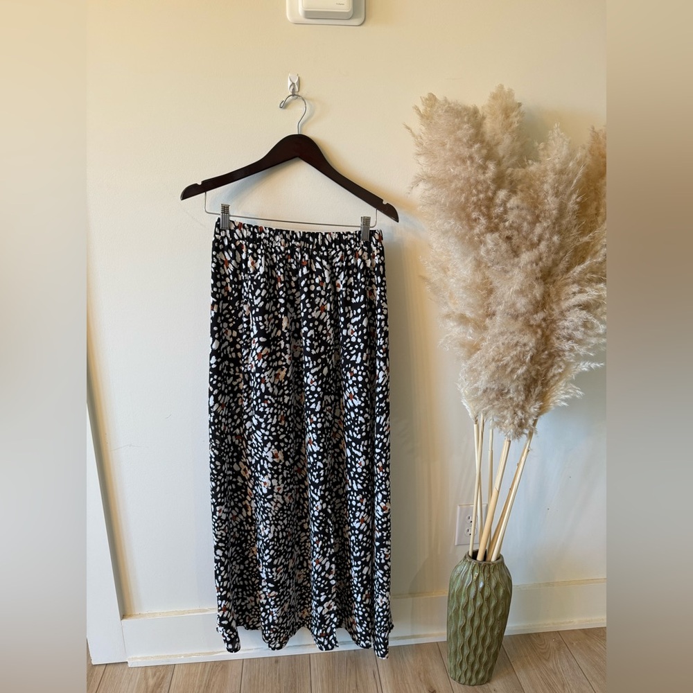 Buddy Love Black and White Maxi Skirt